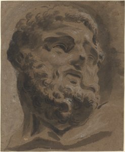 Vousatá hlava po antice od Giovanni Battista Cipriani