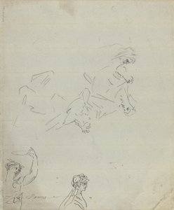Figurální studie [verso] od Giovanni Battista Cipriani