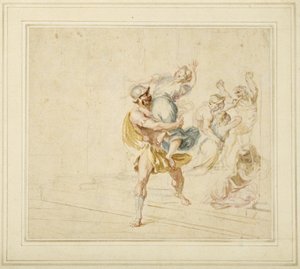 Znásilnění Sabinek od Giovanni Battista Cipriani