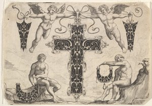 Přívěsek ve tvaru kříže a čtyři další motivy, 1622. od Giovanni Battista Costantini