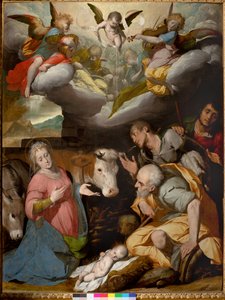 Klanění pastýřů, 1592-95 od Giovanni Battista Crespi