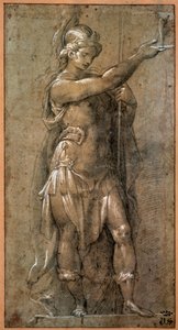 Minerva, počátek 17. století od Giovanni Battista Crespi