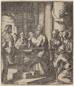 Křest Kristův od Giovanni Battista Fontana