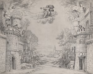 Scéna z Triompho della Pieta, 1640-69.