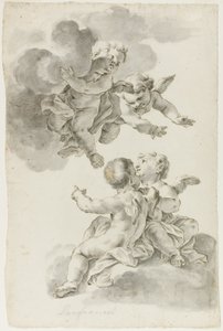 Trouba Putti od Giovanni Battista Gaulli
