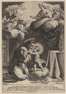 Svatý Antonín z Padovy od Giovanni Battista Mercati