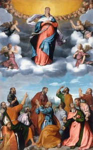 Nanebevzetí Panny Marie od Giovanni Battista Moroni
