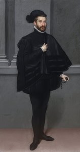 Rytíř v černém. 1567 od Giovanni Battista Moroni