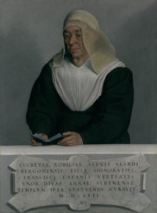 Lucrezia Agliardi Vertova 1490-1558, 1557. od Giovanni Battista Moroni