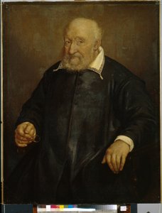 Portrét Christofora Novatiho (?) (Portrét C. Novatiho). Obraz Giovan Battista Moroni (1520 nebo 1525-1578), olej na plátně. Italské umění (Bergamo) od Giovanni Battista Moroni