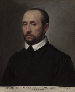 Portrét Vincenza Guarignoniho od Giovanni Battista Moroni