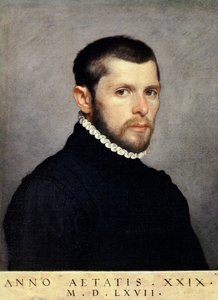 Nuoren miehen muotokuva, Giovanni Battista Moroni (n. 1525-1578), öljy kankaalle, 44,4x56,9 cm
