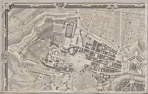 Nová mapa Říma, kterou vynesl na světlo Giambattista Nolli v roce MDCCXLVII, známá jako La Pianta Grande di Roma