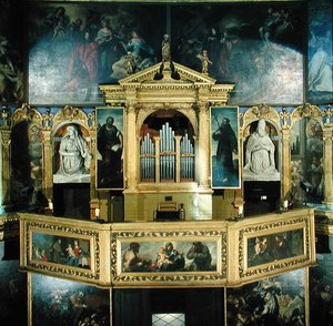 Pohled na varhany, 1615 od Giovanni Battista Novello