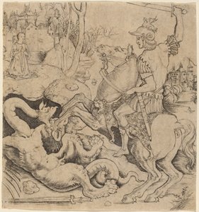 Svatý Jiří a drak od Giovanni Battista Palumba