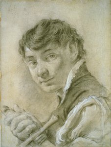 Portrét mladého muže držícího meč od Giovanni Battista Piazzetta
