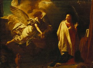 Zvěstování od Giovanni Battista Piazzetta