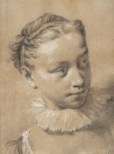 Mladá dívka v okruží od Giovanni Battista Piazzetta