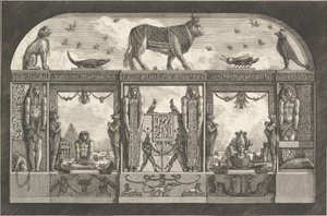 Altägyptisches Ornament, 1769 von Giovanni Battista Piranesi