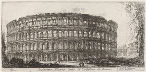 Flaviův amfiteátr známý jako Koloseum od Giovanni Battista Piranesi