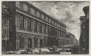 Pohled na Palazzo Stopani (z: Vedute di Roma) od Giovanni Battista Piranesi