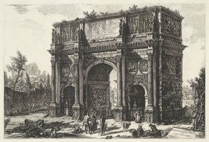 Konstantinsbogen in Rom von Giovanni-Battista Piranesi