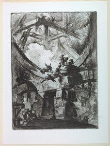 Řada Carceri, deska IX od Giovanni Battista Piranesi