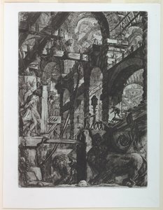 Řada věznic, deska V od Giovanni Battista Piranesi