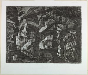 Řada Carceri, deska XIV od Giovanni Battista Piranesi