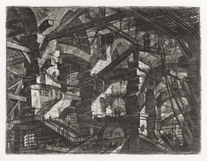 Série Věznice, deska XIV od Giovanni Battista Piranesi