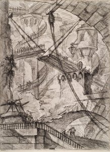 Vězení vynálezů od Giovanni Battista Piranesi