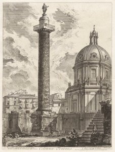 Trajánův sloup (Trajan od Giovanni Battista Piranesi