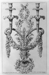 Dekorace. Kresba Giovanni Piranesi (známý jako Piranese) (1720-1778). od Giovanni Battista Piranesi