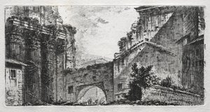 Augustovo fórum od Giovanni Battista Piranesi