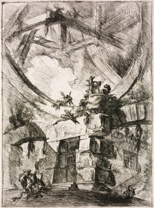Ze série Imaginární vězení Le Carceri dInvenzione od Giovanni Battista Piranesi