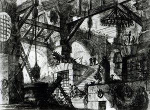 Imaginární vězení od Giovanni Battista Piranesi