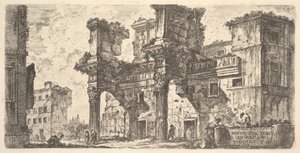Deska 1: Část fóra Nerva Část fóra Nerva, ca. 1748. od Giovanni Battista Piranesi