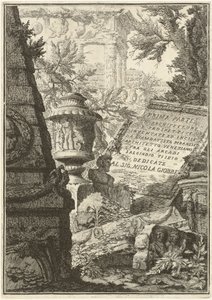 První část Architektury a perspektivy (první vydání, třetí vydání) od Giovanni Battista Piranesi