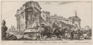 Rub chrámu v Pule na Istrii od Giovanni Battista Piranesi