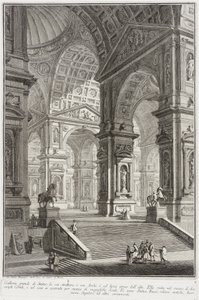 Galerie soch od Giovanni Battista Piranesi