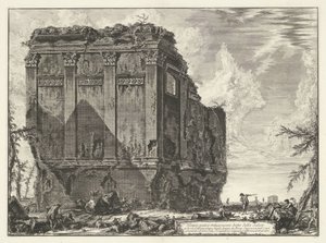 Tempel van Salus v Římě Starověký chrám běžně známý jako della Salute na Via d