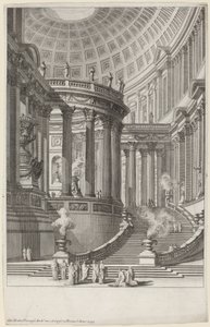 Starověký chrám od Giovanni Battista Piranesi
