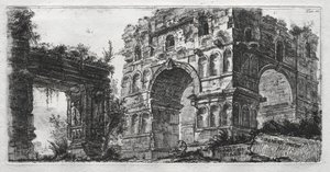 Dianin chrám od Giovanni Battista Piranesi