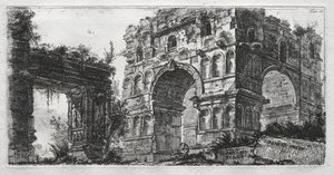 Dianin chrám. od Giovanni Battista Piranesi