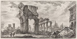 Chrám Jupiterova hromu od Giovanni Battista Piranesi