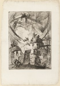 Carceri, deska 9 od Giovanni Battista Piranesi
