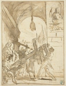 Nesení kříže od Giovanni Battista Piranesi