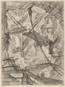 Padací most od Giovanni Battista Piranesi