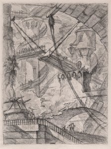 Padací most z Carceri d od Giovanni Battista Piranesi