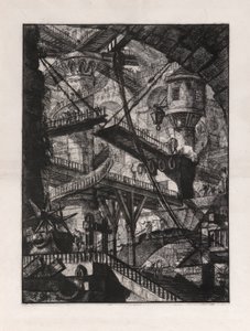 Padací most, deska 7 od Carceri d od Giovanni Battista Piranesi